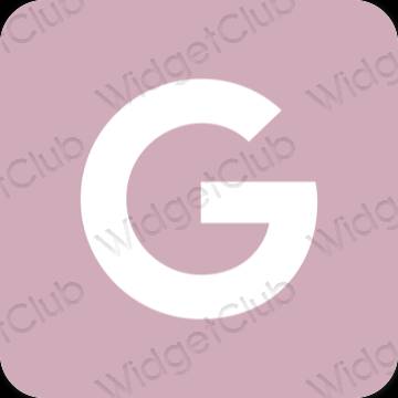 Esthetische Google app-pictogrammen