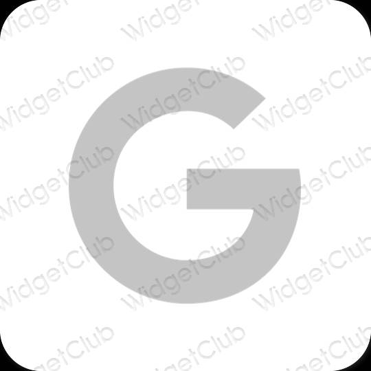 Esthetische Google app-pictogrammen