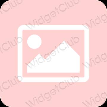 Estetsko roza Photos ikone aplikacij