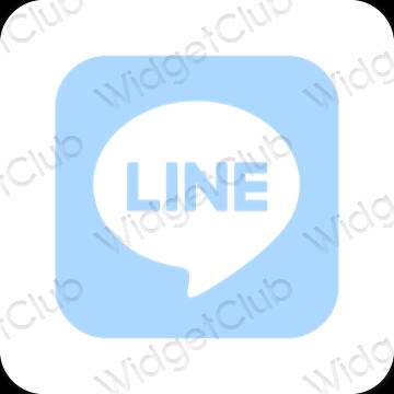 Естетске LINE иконе апликација