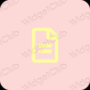 Естетичний пастельний рожевий AppStore значки програм