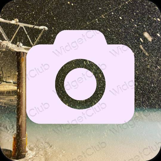 Esthetische Camera app-pictogrammen