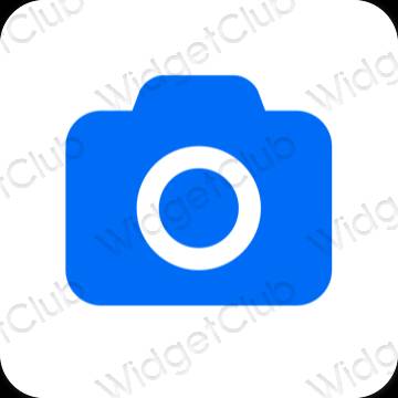 Ästhetisch Violett Camera App-Symbole