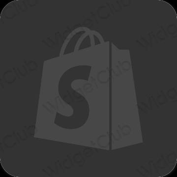 Estetik Shopify uygulama simgeleri