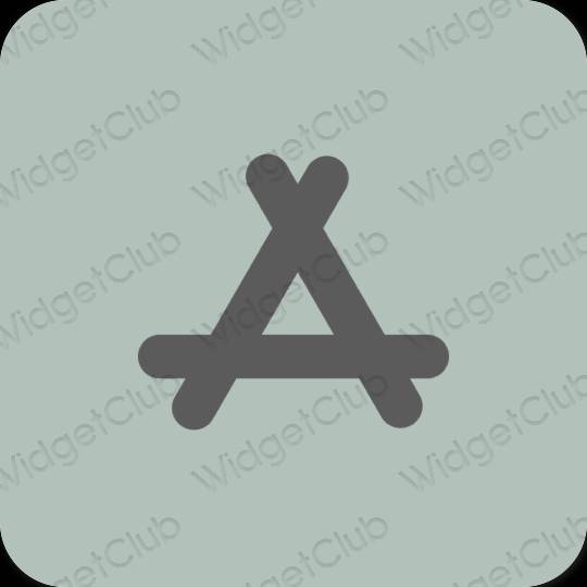 Estetic verde AppStore pictogramele aplicației