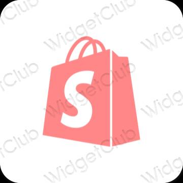 Esthetische Shopify app-pictogrammen
