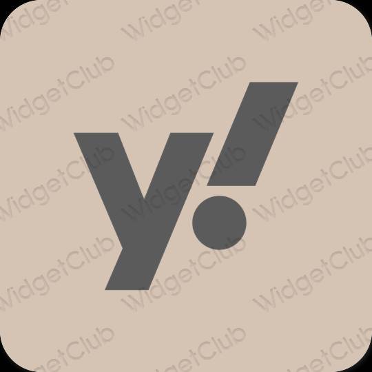 Ästhetische Yahoo! App-Symbole