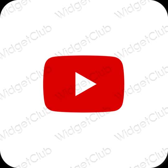 Ästhetische Youtube App-Symbole