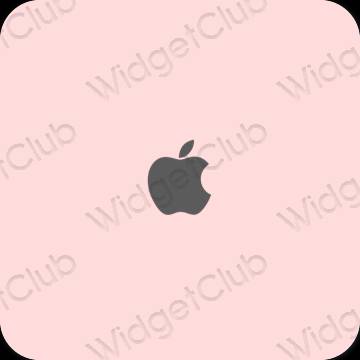 Estetico rosa Apple Store icone dell'app