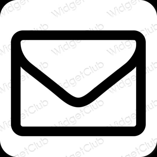 نمادهای برنامه زیباشناسی Mail