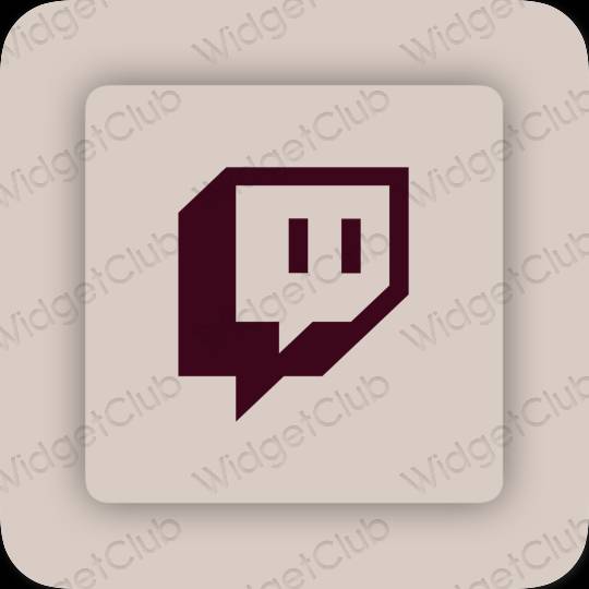 Icone delle app Twitch estetiche