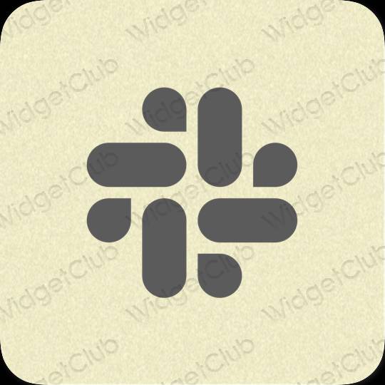 Ästhetische Slack App-Symbole