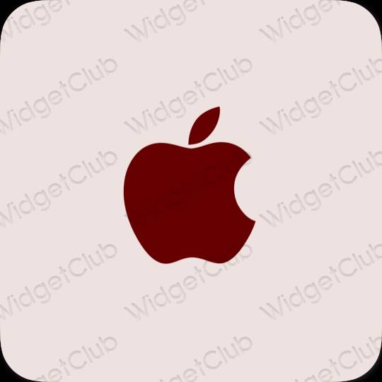 Esthetische Apple Store app-pictogrammen