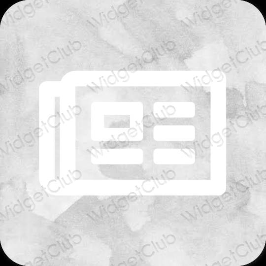 Ästhetische Notes App-Symbole