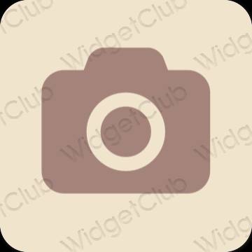 Esthetische Camera app-pictogrammen