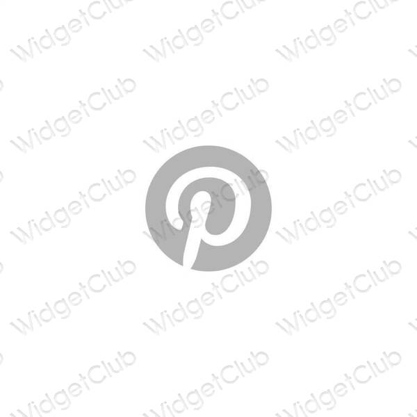 Estetske Pinterest ikone aplikacij