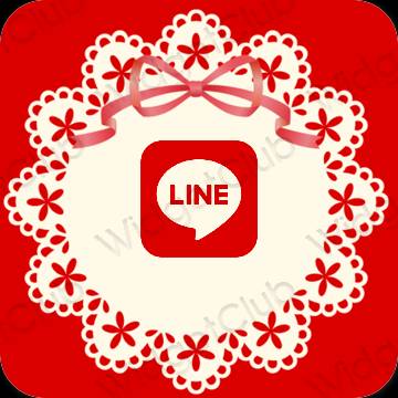 Естетични LINE икони на приложения