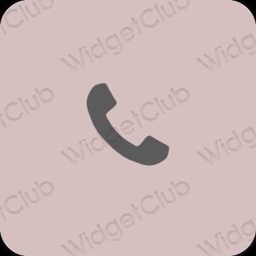 Stijlvol roze Phone app-pictogrammen