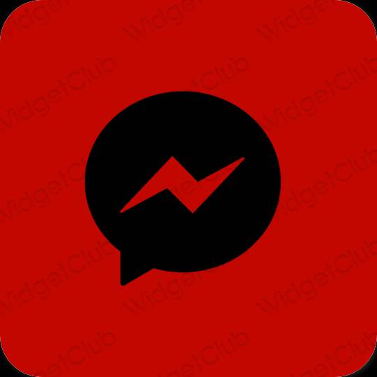 אייקוני אפליקציה Messenger אסתטיים