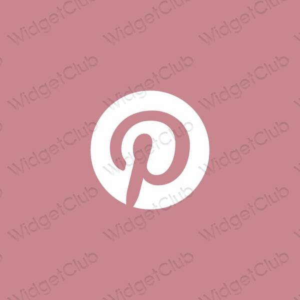 Estética Pinterest iconos de aplicaciones