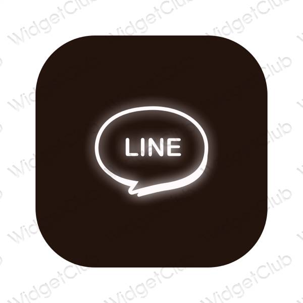 Æstetiske LINE app-ikoner