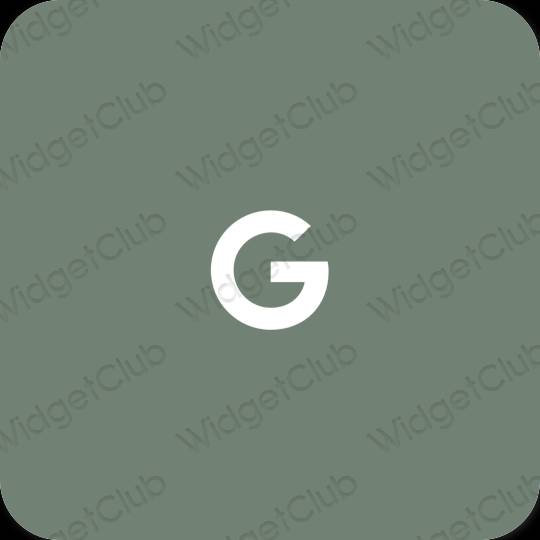 Esthetische Google app-pictogrammen