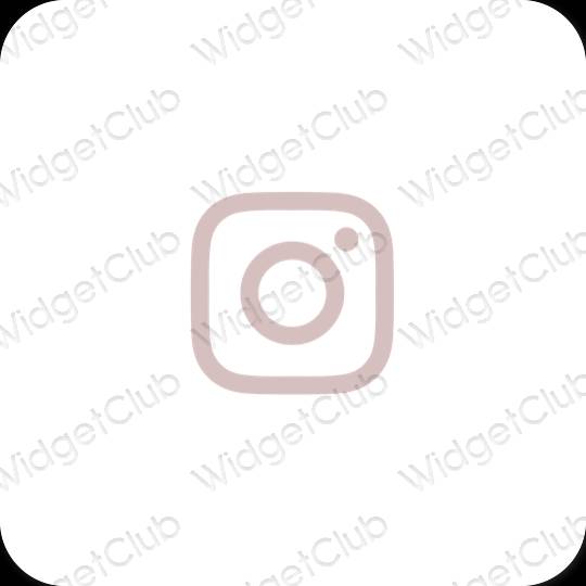 Estetické ikony aplikací Instagram