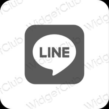 Aesthetic LINE app icons