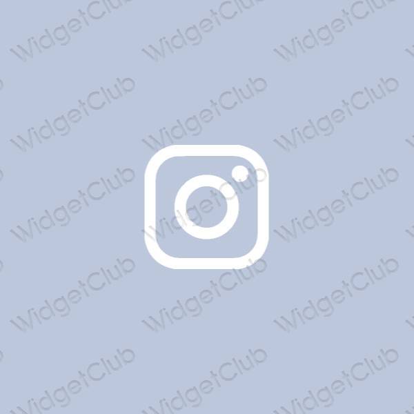 Естетичний фіолетовий Instagram значки програм