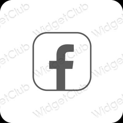 Aesthetic Facebook app icons