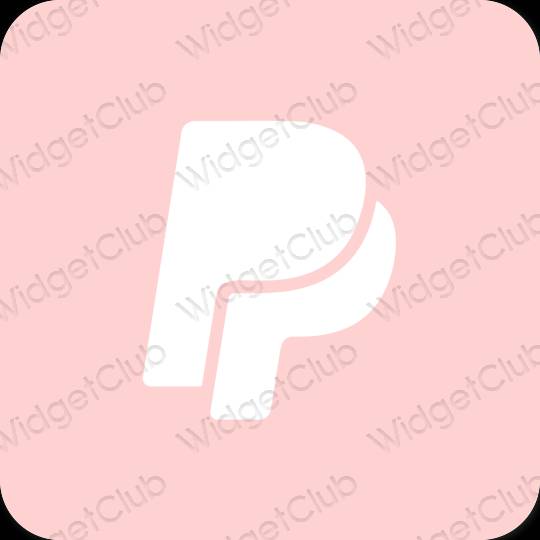 Estetis Merah Jambu PayPay ikon aplikasi