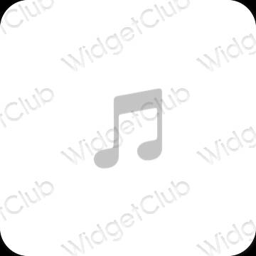 Estetické ikony aplikací Music