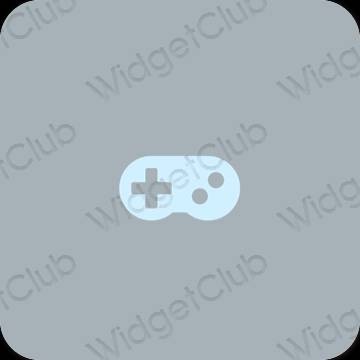 Estetické Fialová Game ikony aplikácií