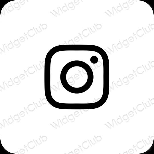 Icônes d'application Instagram esthétiques