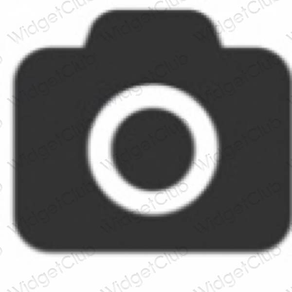 Esthetische Camera app-pictogrammen