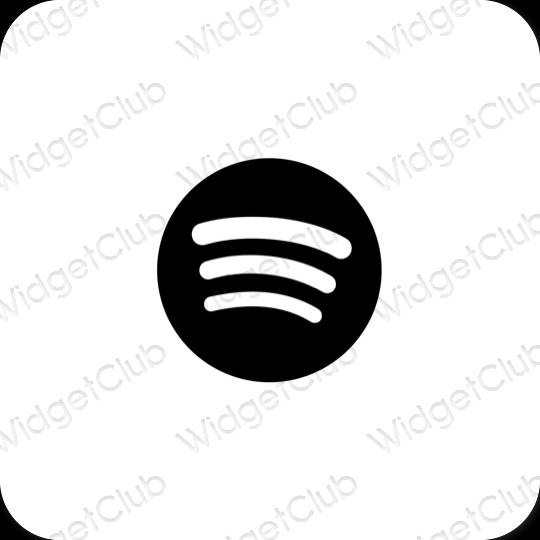 Estética Spotify iconos de aplicaciones