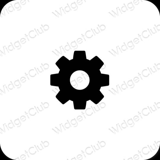 Esthetische Settings app-pictogrammen