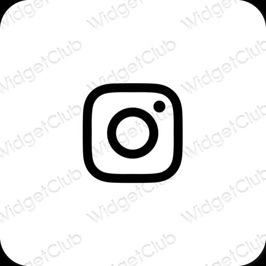 Estetické ikony aplikací Instagram