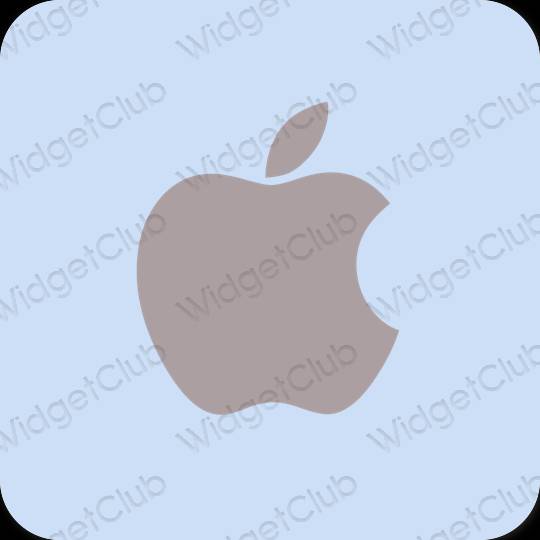 Αισθητικός παστέλ μπλε Apple Store εικονίδια εφαρμογών
