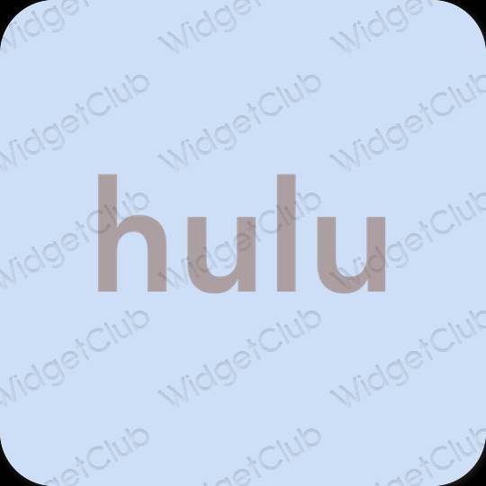 Estetisk lila hulu app ikoner
