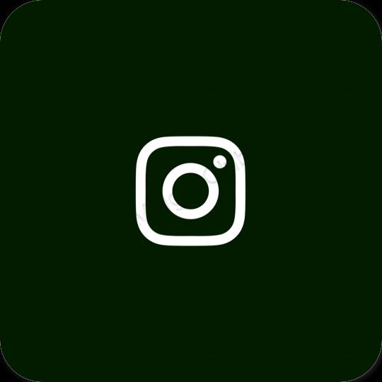 Estetické ikony aplikací Instagram