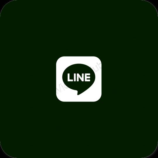 Естетични LINE икони на приложения