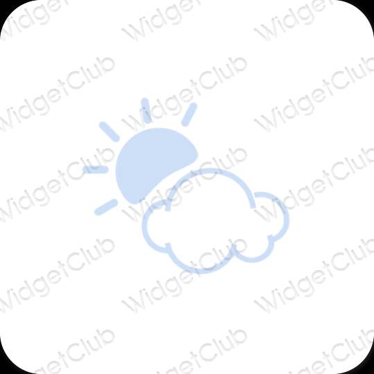 جمالية Weather أيقونات التطبيقات