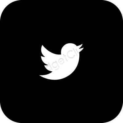 Ästhetische Twitter App-Symbole