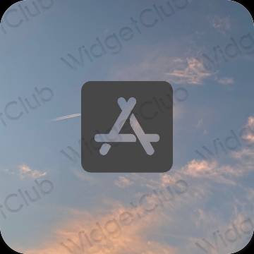 Estetski siva AppStore ikone aplikacija