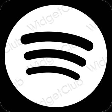 Icônes d'application Spotify esthétiques