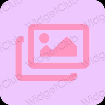 Esthetische Photos app-pictogrammen