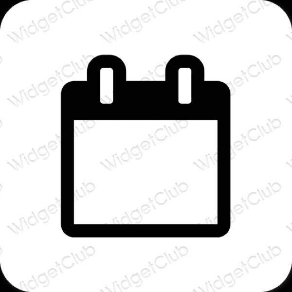 Ästhetische Calendar App-Symbole