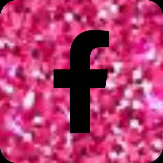 Estetické ikony aplikací Facebook