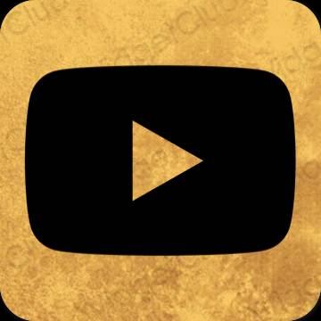 Ästhetische Youtube App-Symbole